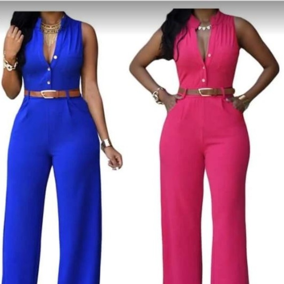 top15fashion Pants - Sleeveless Jumpsuit